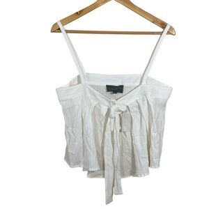 Anthropologie Sunday in Brooklyn Bow Tie Tank NWT Med
